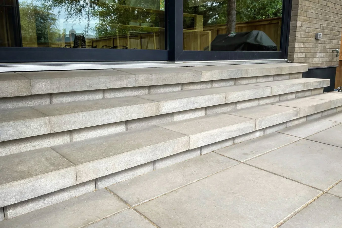 Concrete steps construction